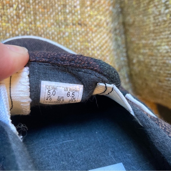 VANS woven slip-ons, size 6.5 - Picture 7 of 8